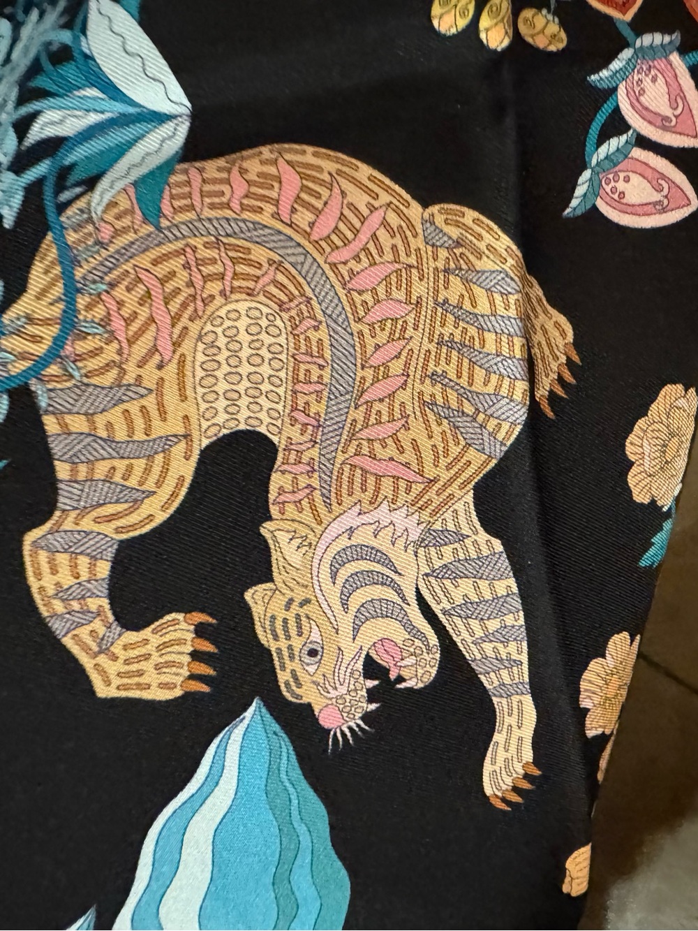 Jim Thompson ‘Horse Zodiac’ Silk Scarf - Picture 10 of 12